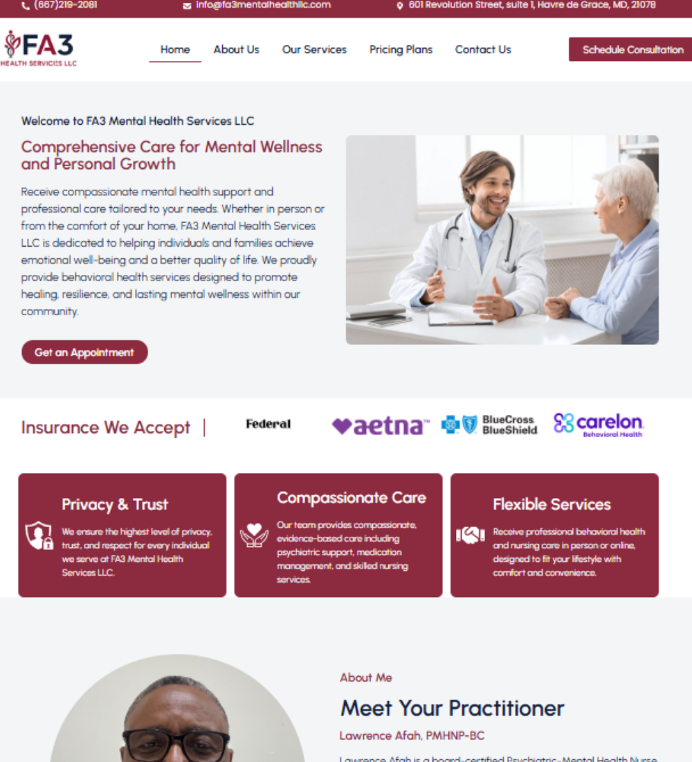 FA 3 Mental Health Services 